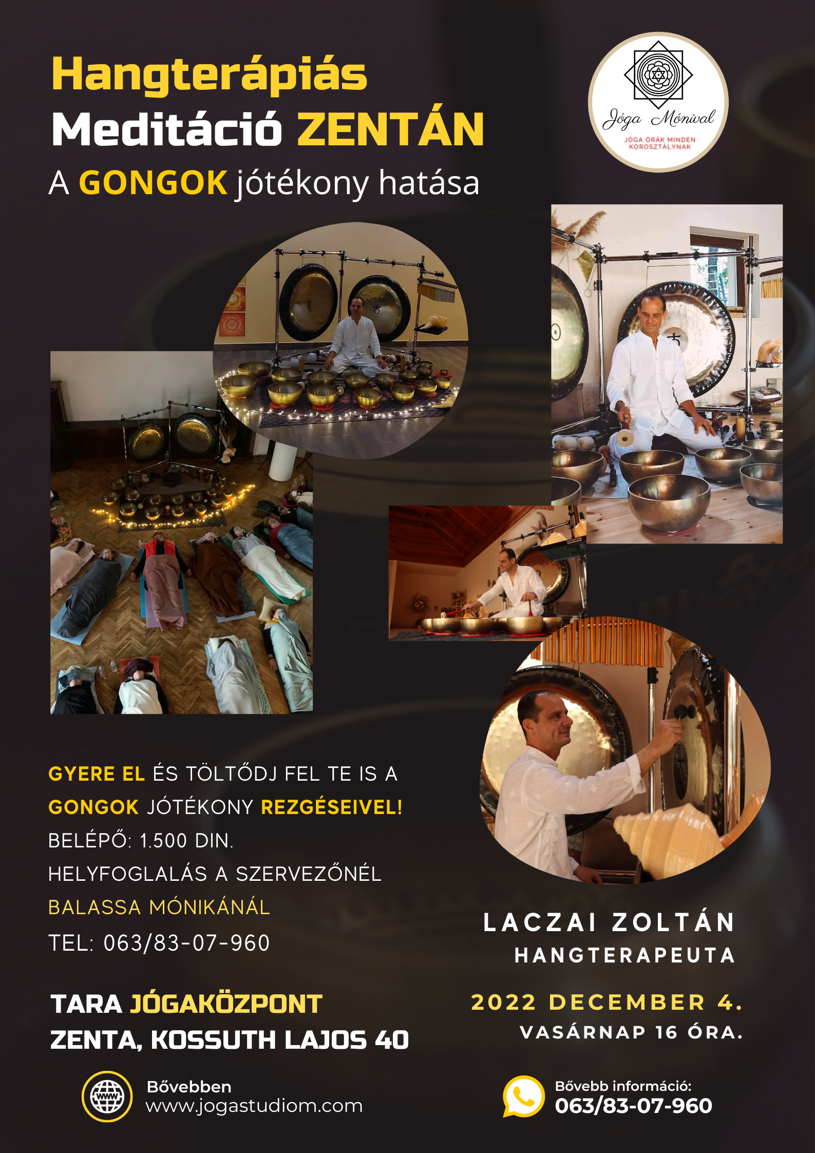 Hangterapia Laczai Zoltánnal hangterapeuta