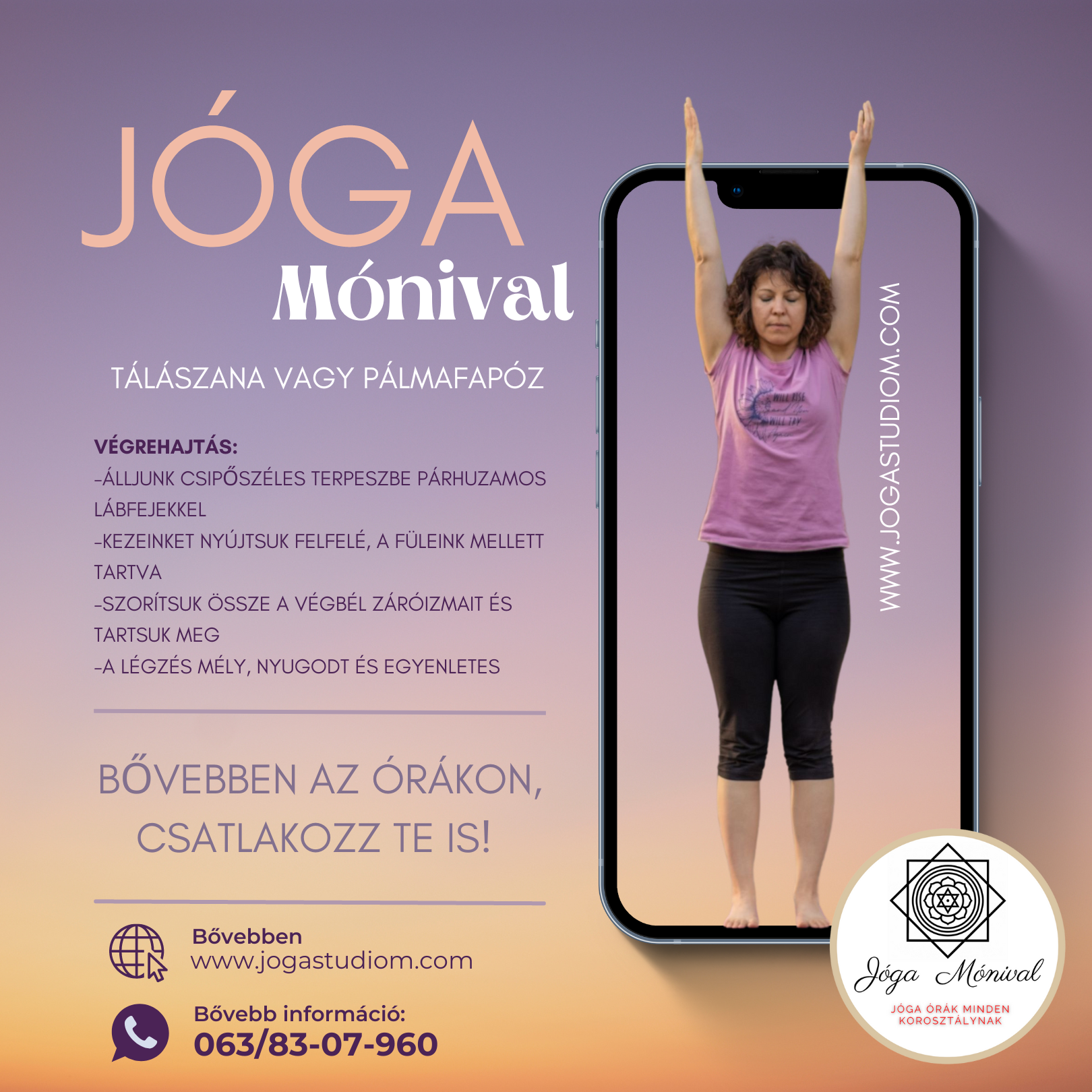 Joga Monival Jogapozok palmafapoz
