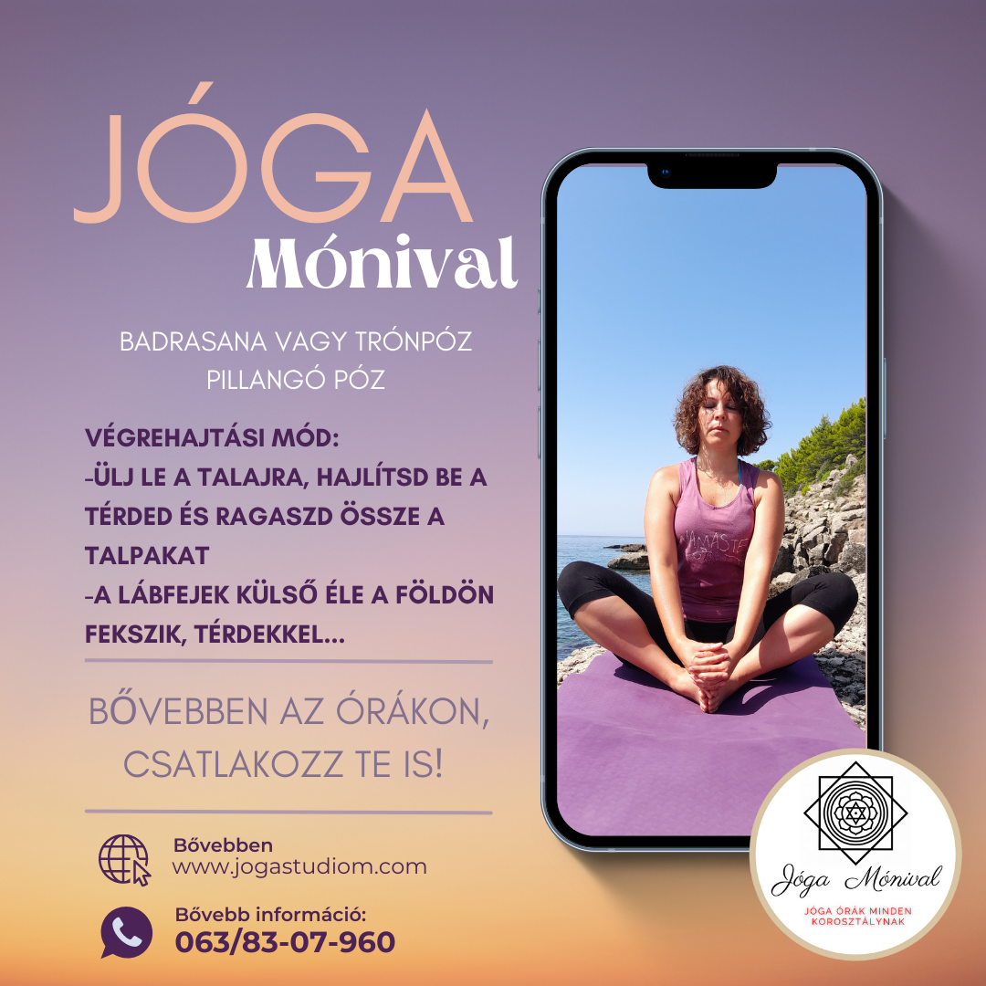 Joga Monival Jogapozok Badrasana tronpoz