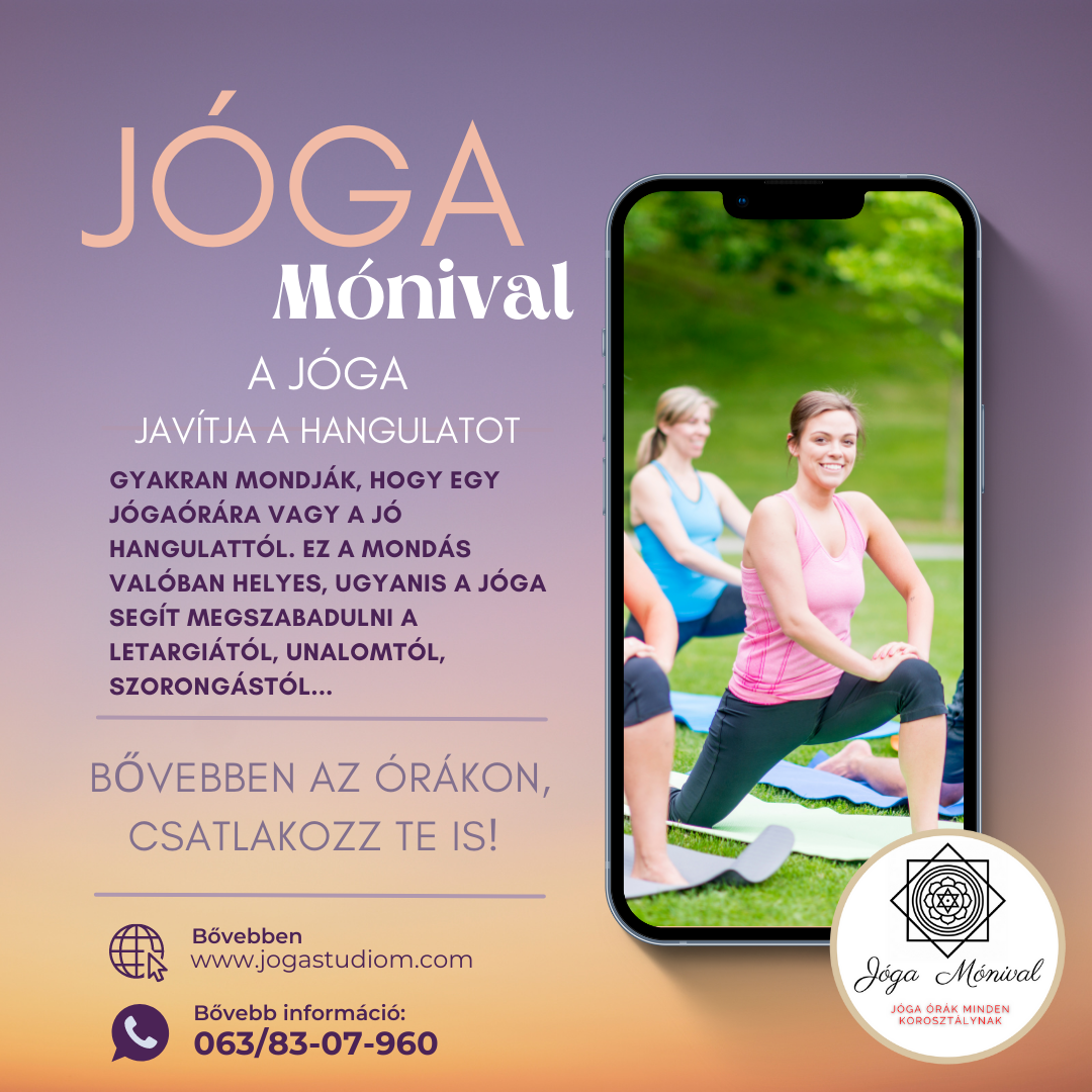 Jóga Mónival joga javitja a hangulatot