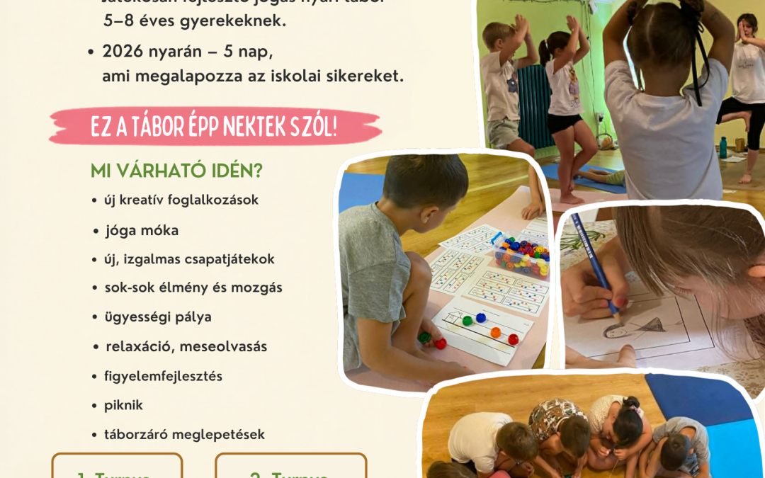 Gyermekjóga táborok 2026
