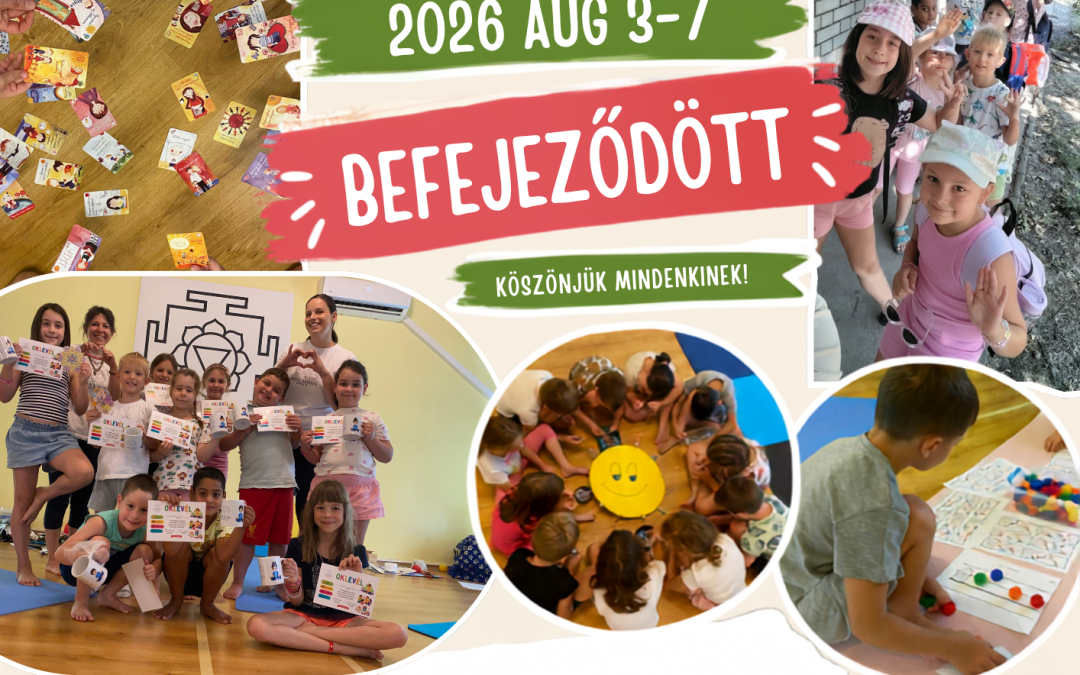 Befejeződött az augusztus 3.-7. gyermekjóga tábor